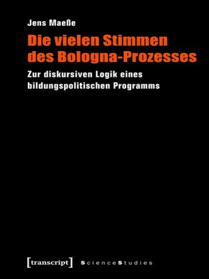 cover image of Die vielen Stimmen des Bologna-Prozesses
